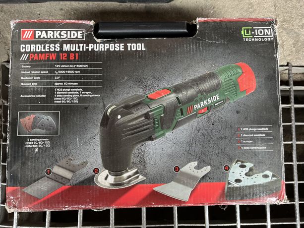 Multitool Parkside 12v  Nowe