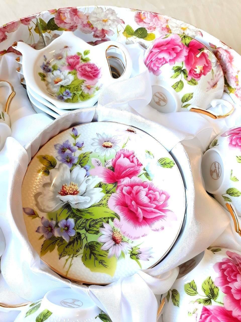 Новый чайный набор на 6 персон из порцеляны Royal porcelain
