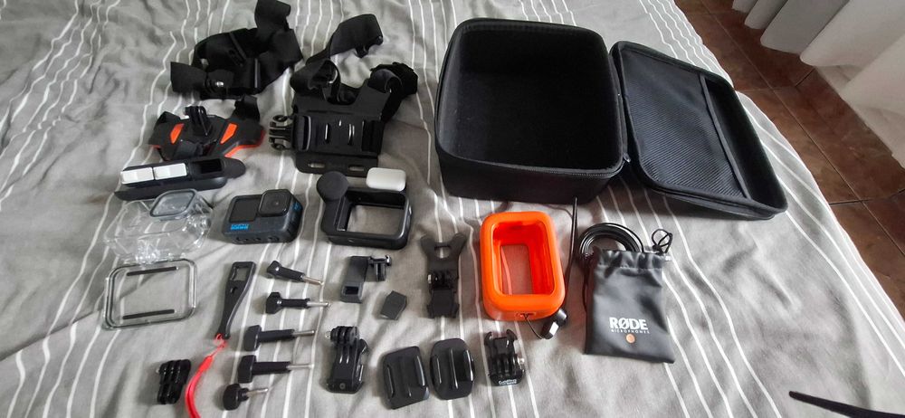 Troco por dji air 3S/ Mini 4pro / vendo go pro 12 black edition extras