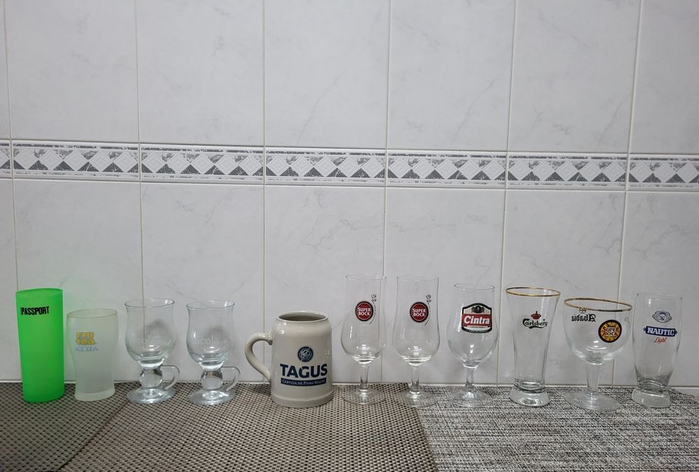 Copos de cerveja