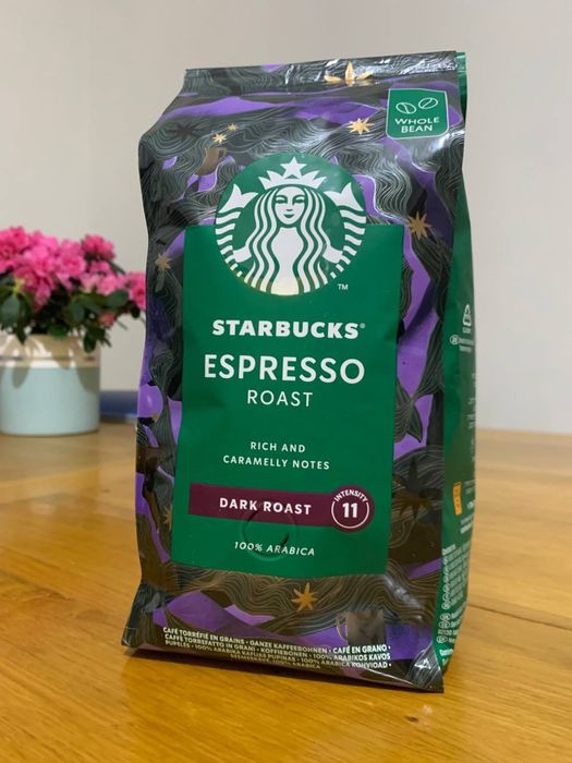 Кава Starbucks Espresso в зерхах, Старбакс, 100% Арабіка
