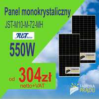 Panele fotowoltaiczne 550W Panel * 375 zł Brutto Just Solar Od ręki !