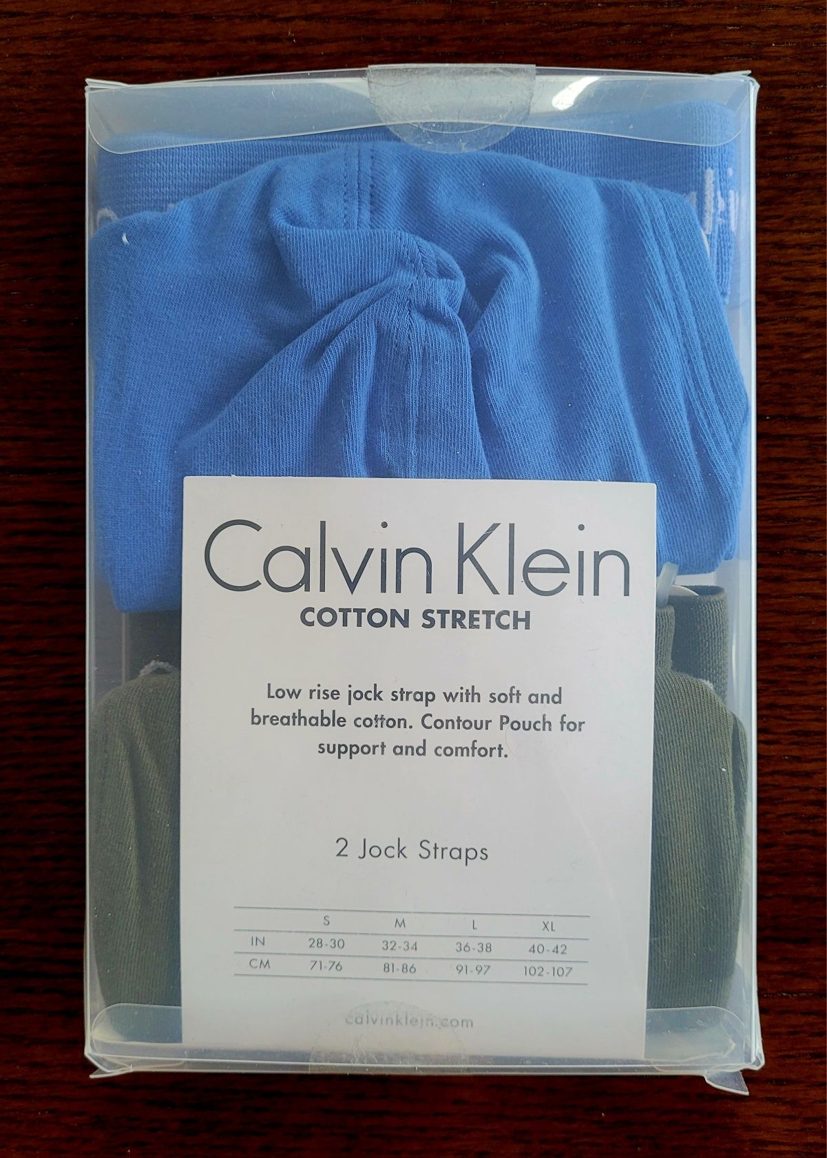 Nowe Calvin Klein Oryginalne Stringi JockStrapy Majtki Slipy, 2 pack,