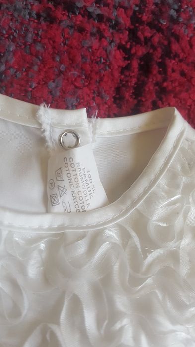 Melisa r. 62 (3 mce) nowa sukienka do chrztu dla dziewczynki