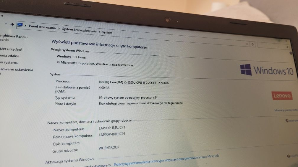 Laptop Lenovo ideapad 100