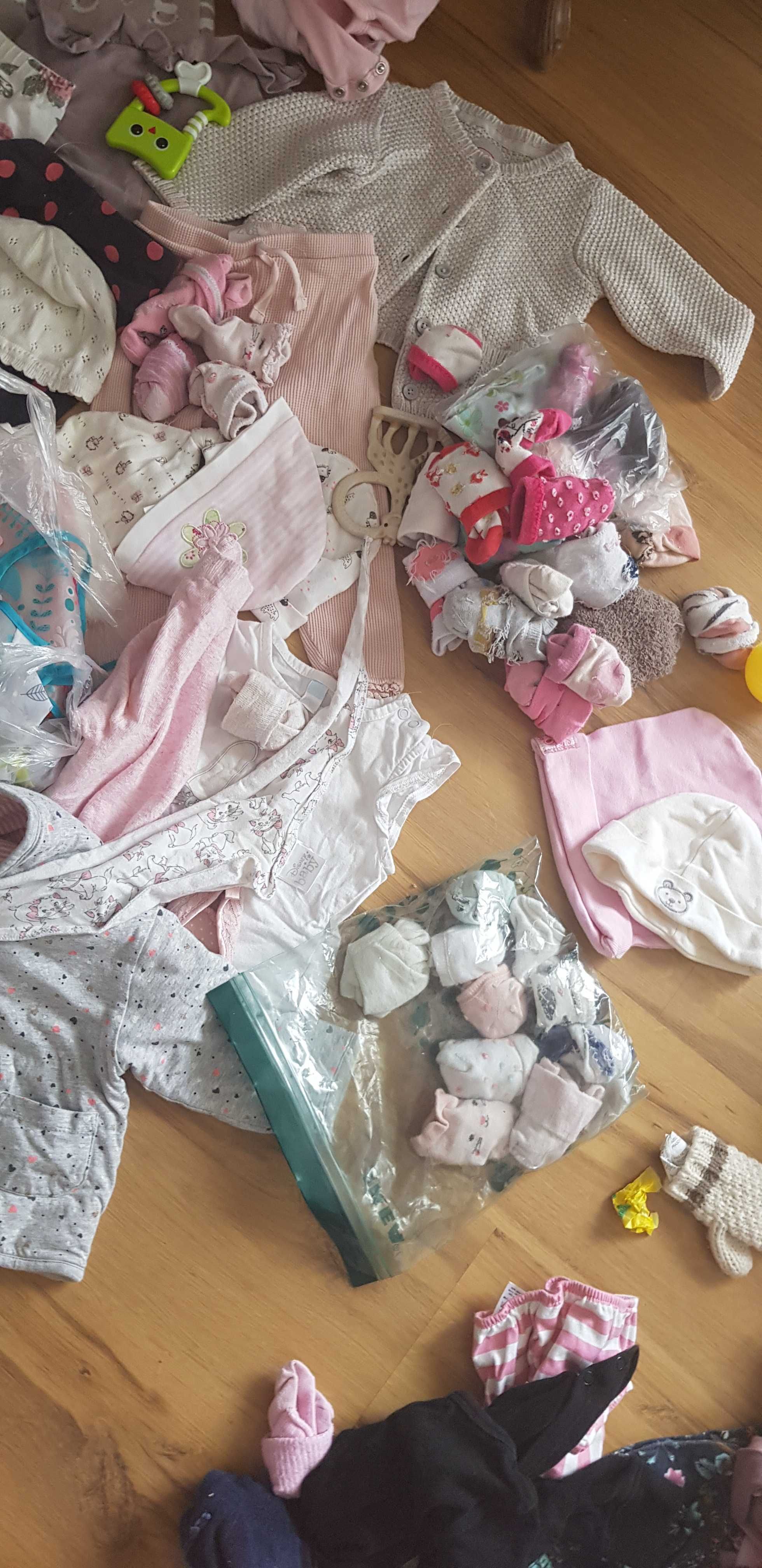 Paka ubran dla dziewczynki 62-80 hm zara smyk