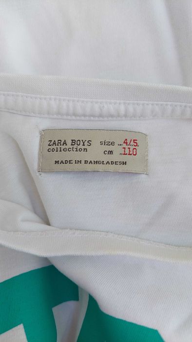 T-shirt Zara Branca