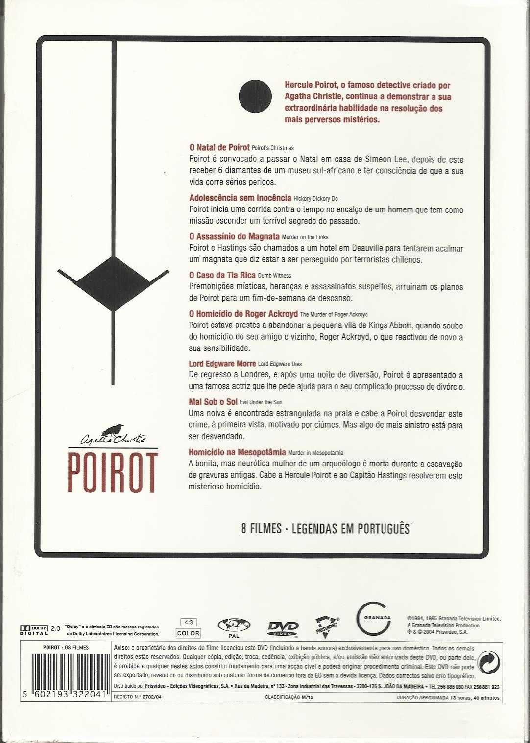 Poirot: Os Filmes (4 DVD)