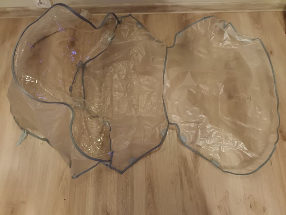 Folia osłona przeciwdeszczowa firmy Smiki do wózka spacerówki