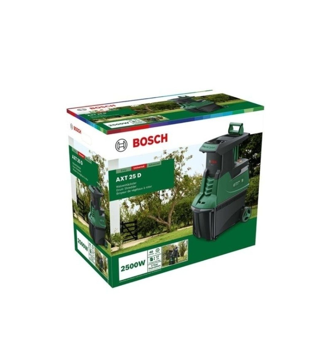 Подрібнювач садових відходів Bosch AXT 25 D
