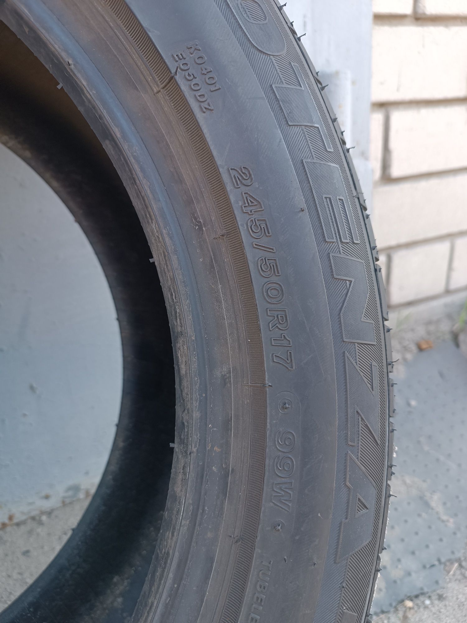 Продам резину Bridgestone рotenza 245 50 17