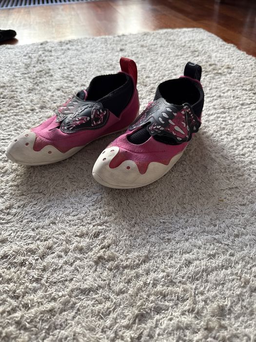 Buty wspinaczkowe dla dzieci 34 - 35 Ocun Ribbit - pink