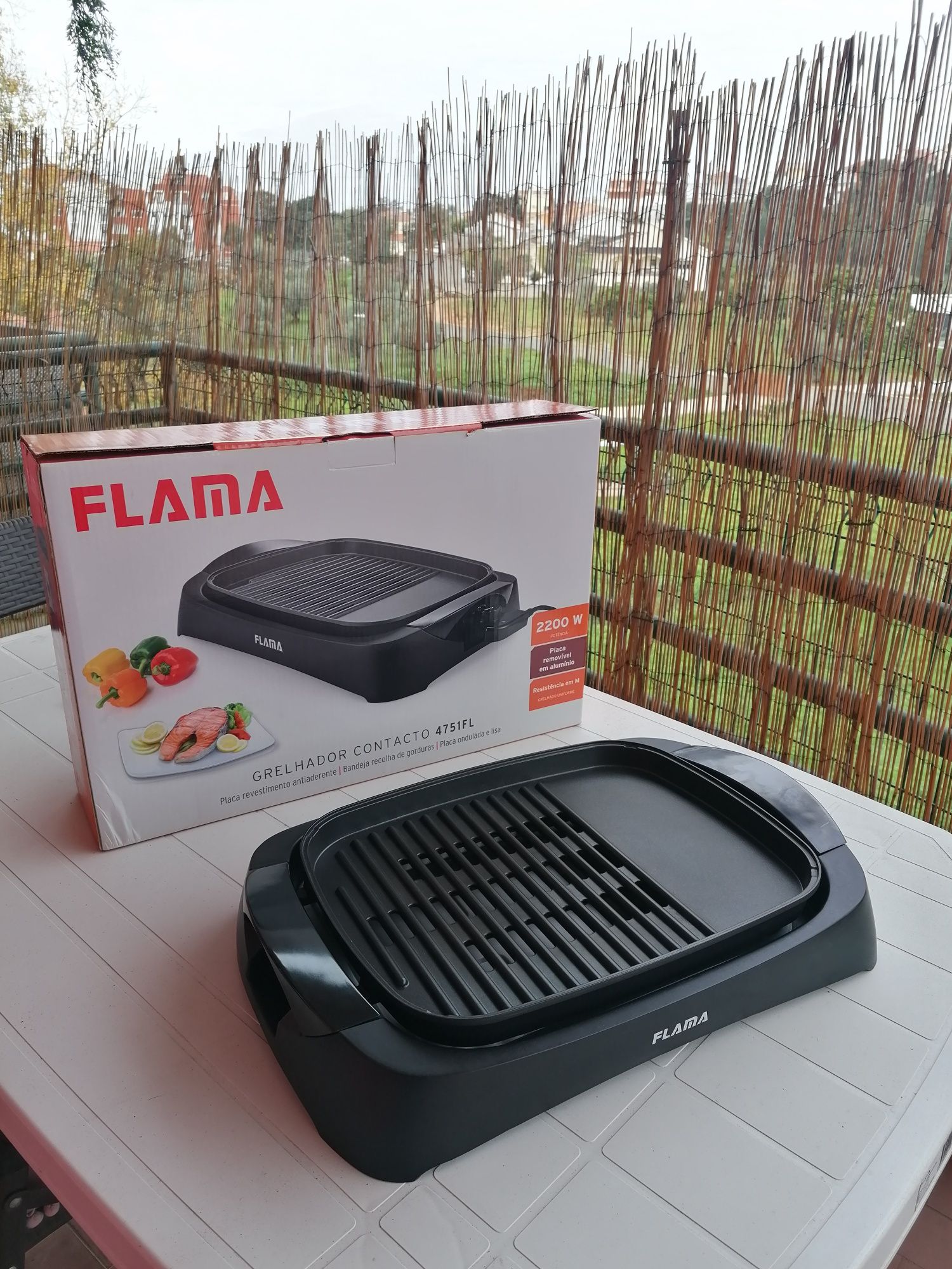 Grelhador Flama 2200w como novo