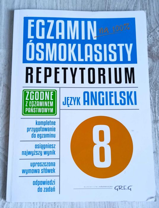 Egzamin ósmoklasisty na 100% JĘZYK ANGIELSKI Repetytorium