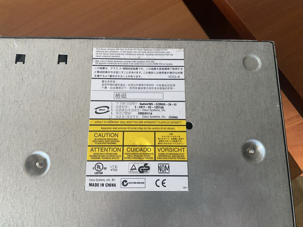 Комутатор switch Cisco catalyst 2950