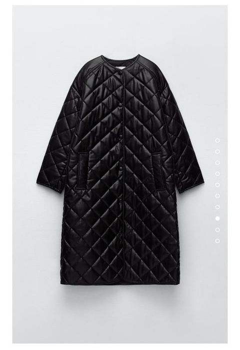 Стьобане пальто Zara