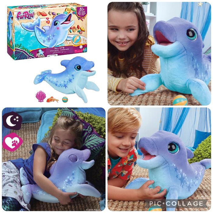 Ориг furreal дельфін owl cat kitty dog кот zebra зебра dolphin сова