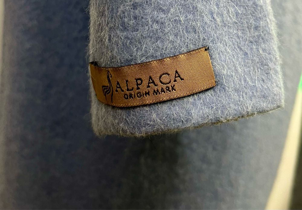 Пальто альпака + натуральний писець • преміум якість • GoldFox