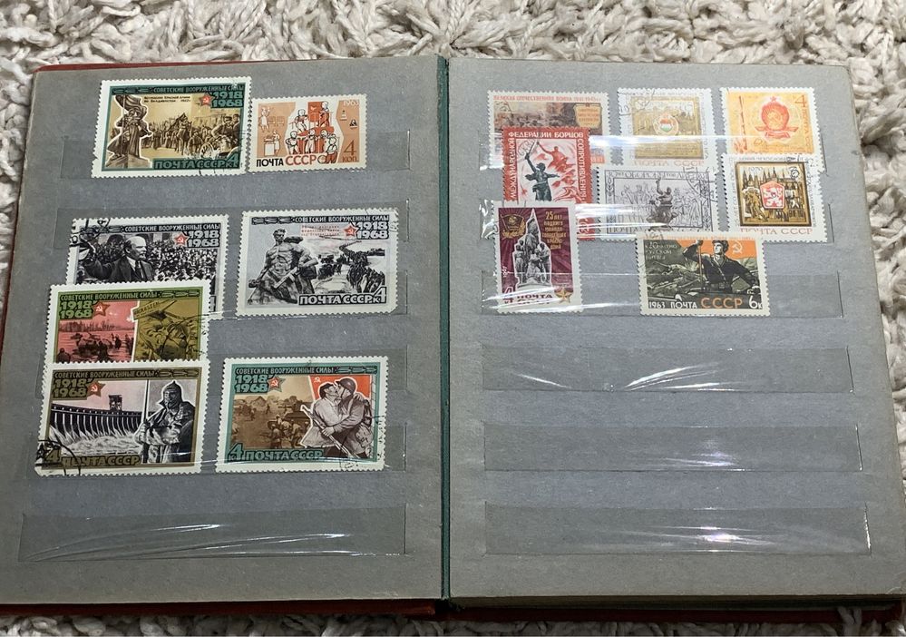 Почтовые марки Альбом Старые СССР Европа