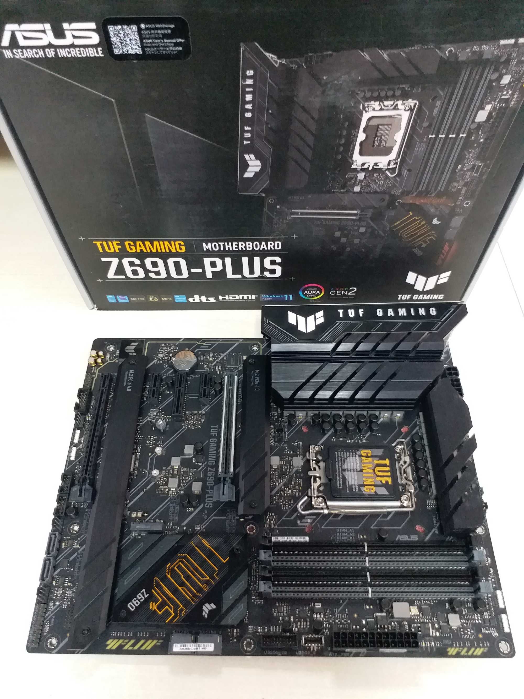 Asus TUF Gaming Z690-PLUS  Socket 1700 DDR5