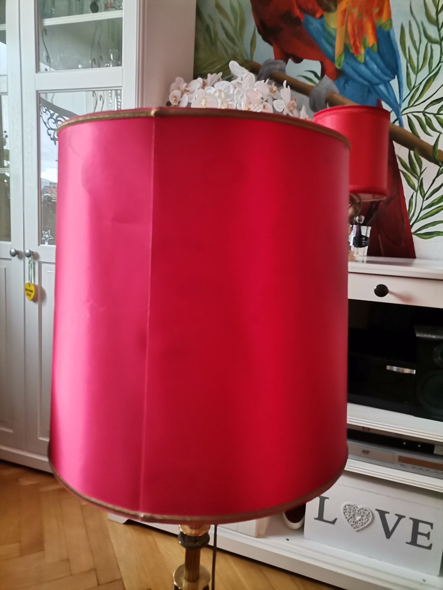 lampa stołowa retro vintage wys 108.