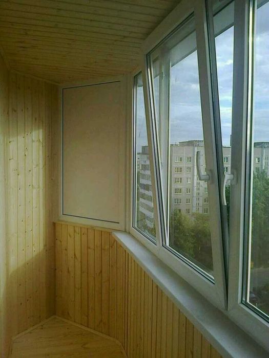 Окна металлопластиковые. Балконы под ключ