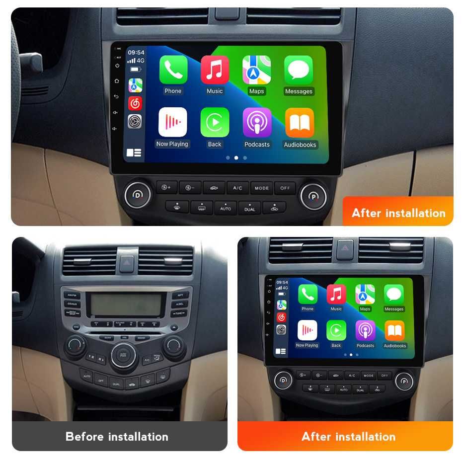 Штатна магнітола Honda accord 7 android DVD GPS навігація хонда