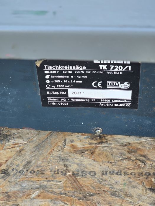 Piła stołowa-krajzega niemiecka 720 W