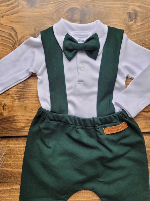 Elegancki komplet garniturek roczek chrzest święta sesja HANDMADE 98