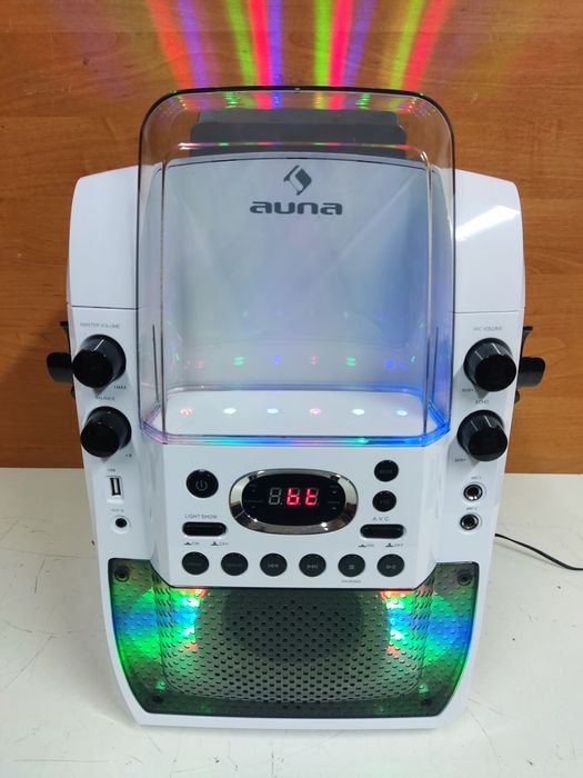 Zestaw do karaoke CD mikrofony LED Auna Kara Liquida BT
