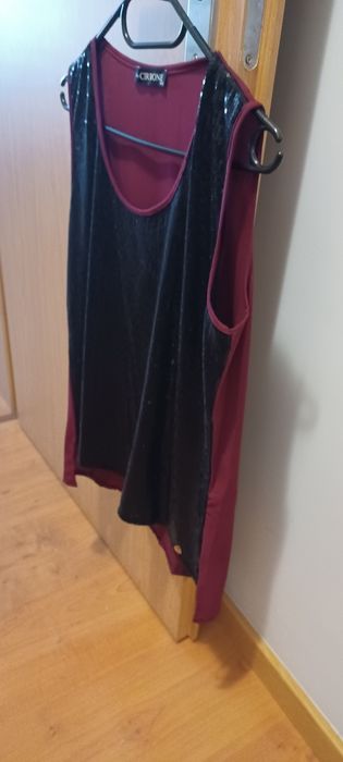 Túnica elegante de lantejoulas