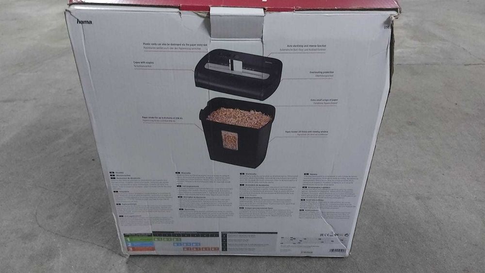 Triturador de Papel / Documentos Hama Premium M8