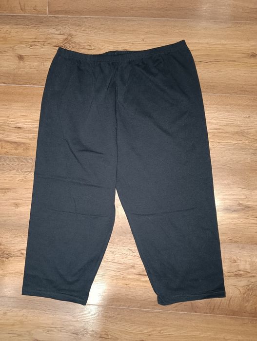 Leginsy damskie czarne rybaczki rozmiar L