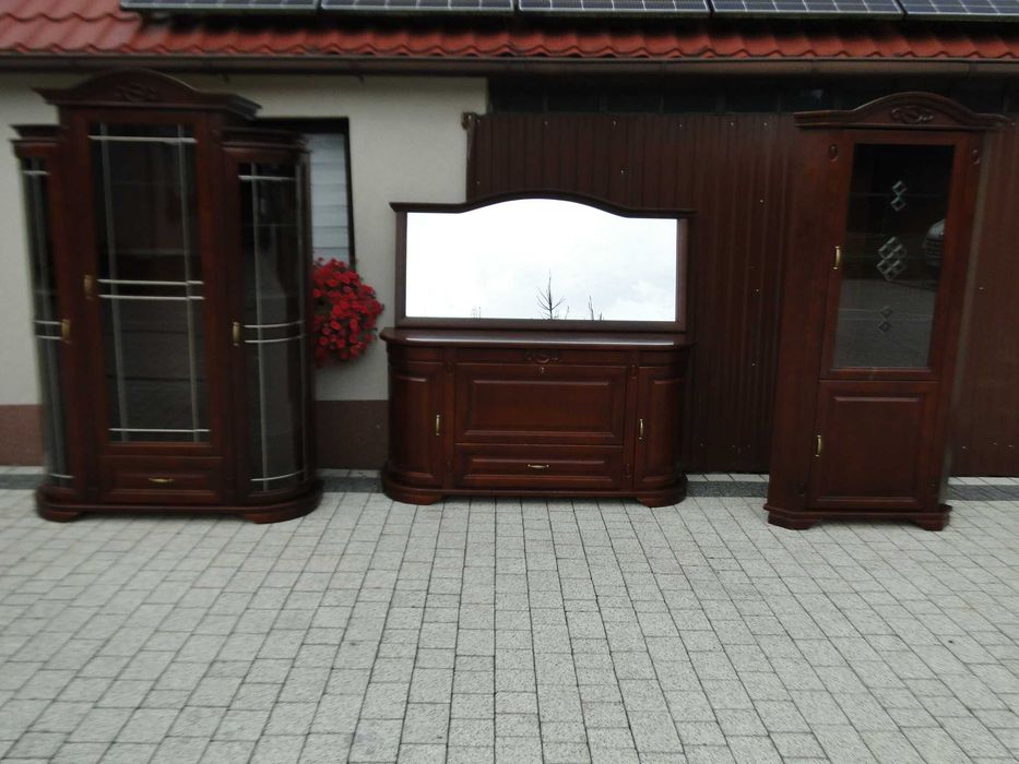 Meble do Jadalni Salonu Lite Drewno Zestaw