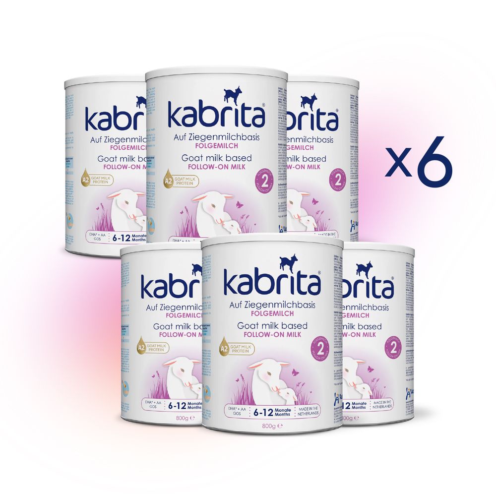 Суміш Kabrita 2, 6*800г. (ящик) на козячому молоці