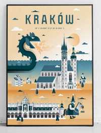 Plakat obraz  Kraków