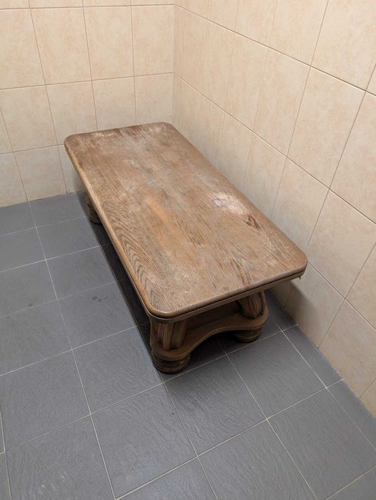 Ława dębowa stolik dębowy
