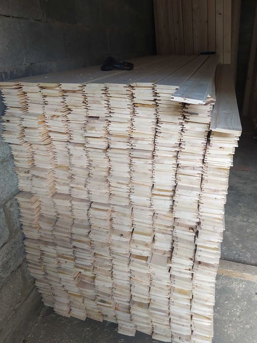 Дерев'яна вагонка, імітація бруса, підлога