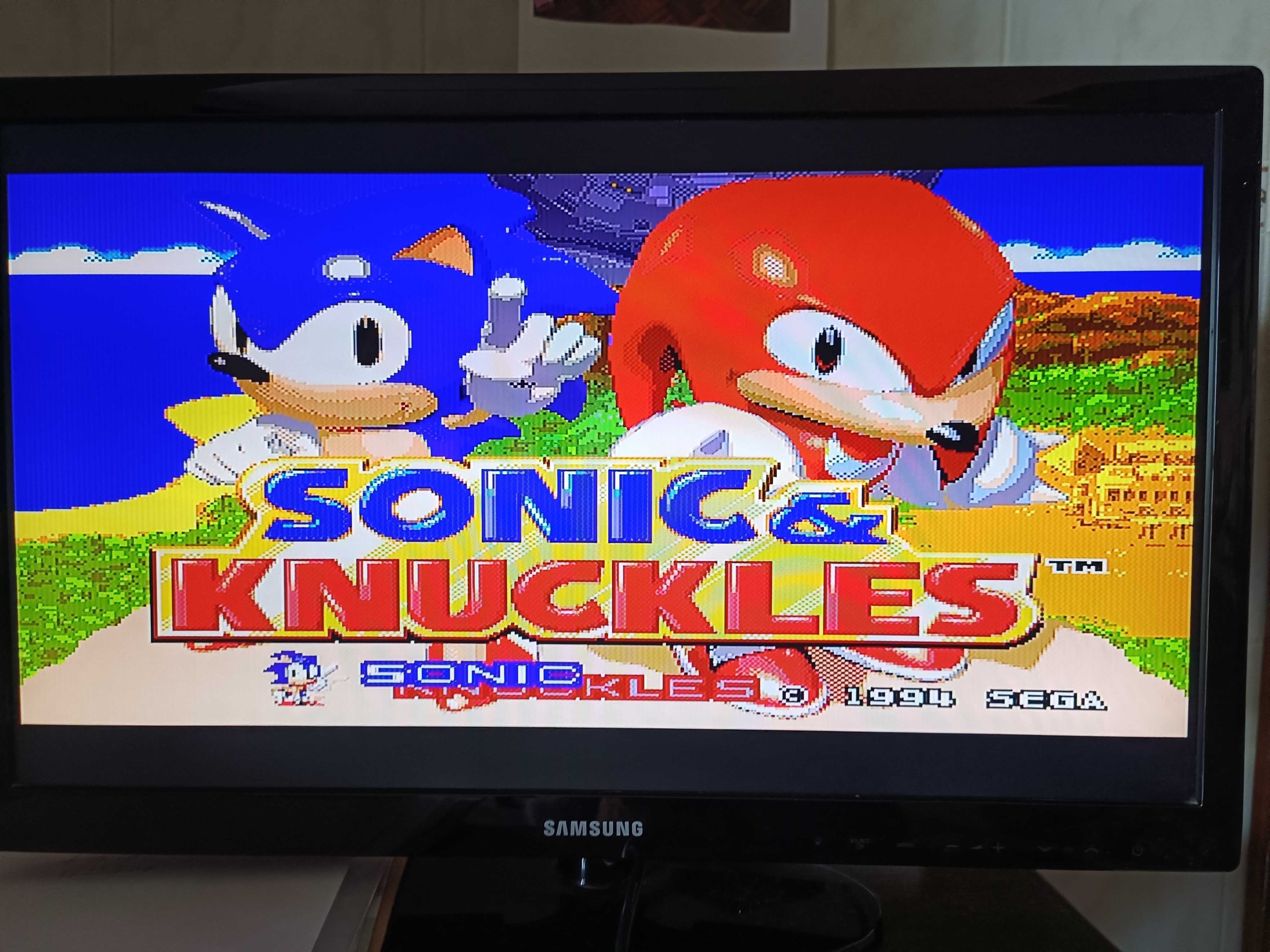 Sonic knuckles Mega Drive impecável