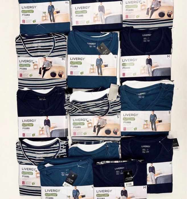 Піжама чоловіча з фланелевими штанами Livergy XL і  S