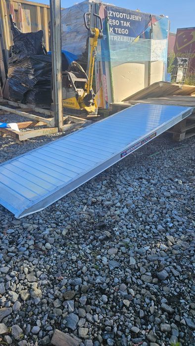 RAMPA ZAŁADUNKOWA - 1000kg, 2.5m w pełni aluminiowa, dostawa