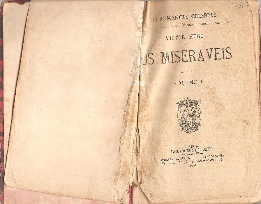 Os Miseráveis de Victor Hugo - Edição ano 1900