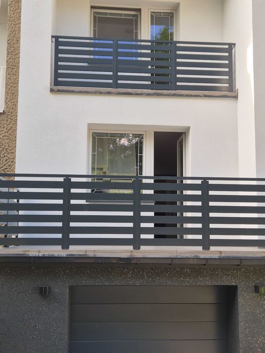 Balustrada balkonowa aluminiowa premium