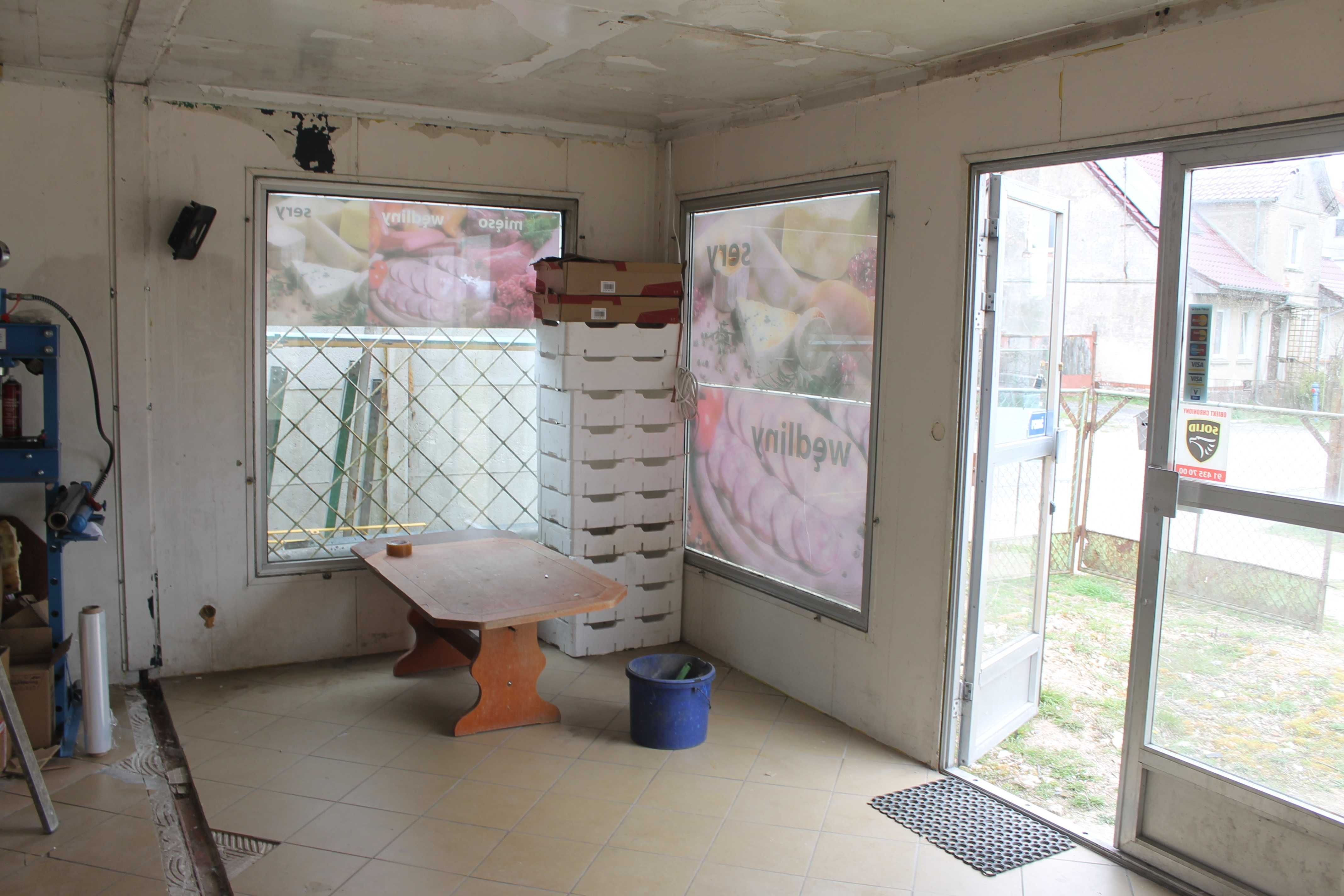 Kontener biurowy sklep pawilon socjalny 2 sztuki 30m2 toaleta kafelki