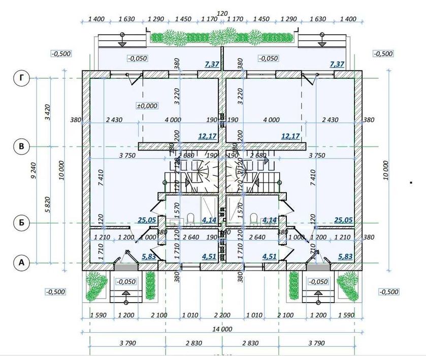 Продаж будинок / дуплекс в місті / асфальт / цегляне будівництво