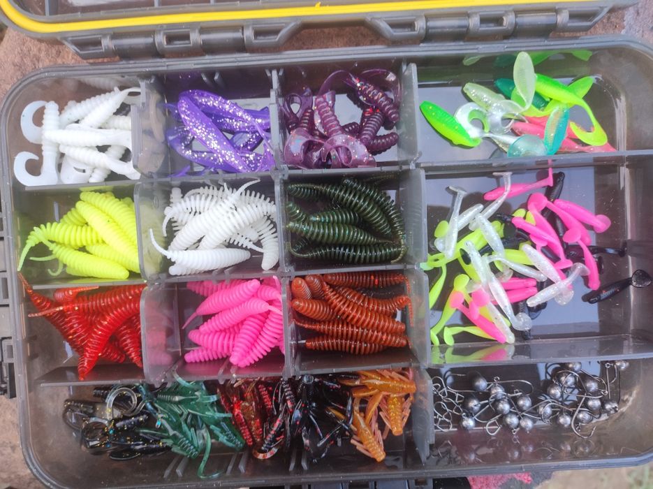 Zestaw przynęt na okonia - tanta tanty główki jig pudełko