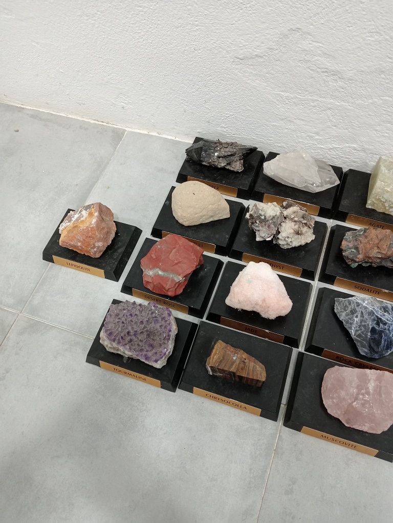 Coleção de Pedras e Minerais
