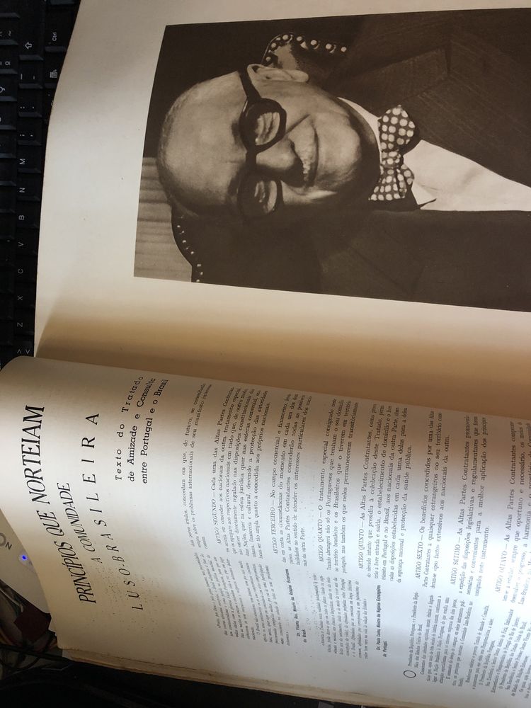 Colecionadores grande revista do presidente craveiro lopes ao Brasil