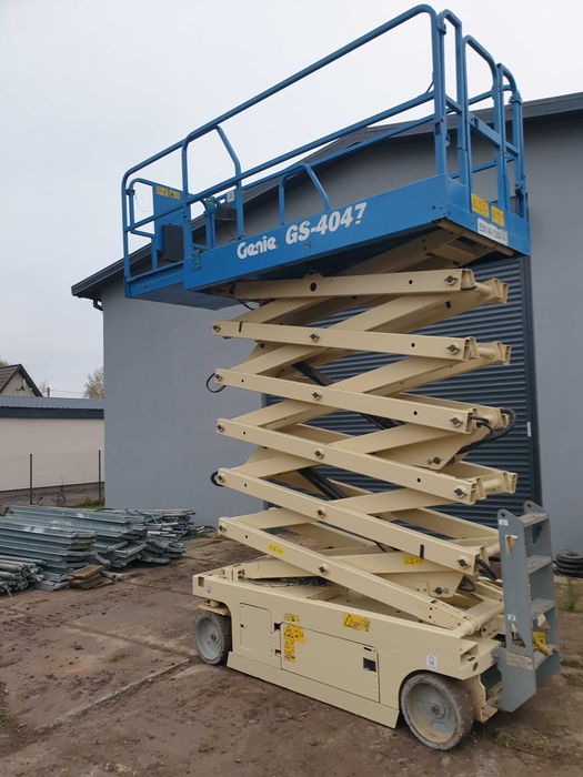 Zwyżka, podnośnik Genie 4047 Genie4047. Ważne badanie UDT