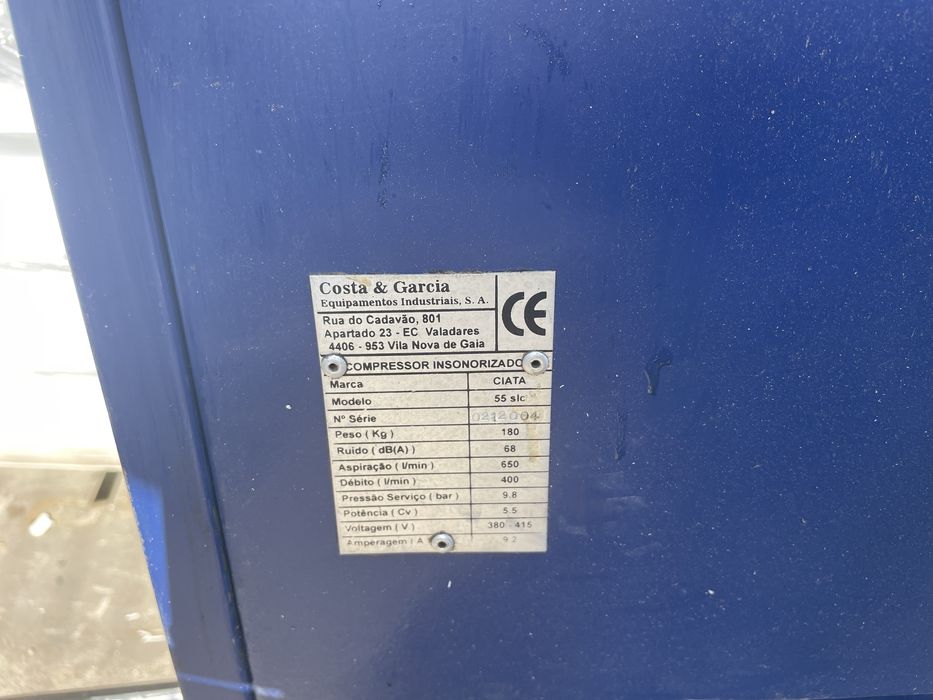 Compressor de ar comprimido ciata industrial